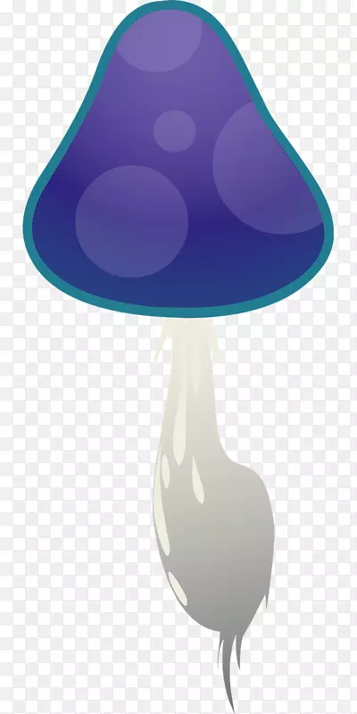 真菌蘑菇-紫