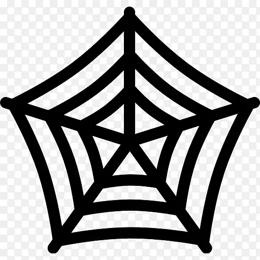 蜘蛛网表情符号剪贴画-蜘蛛网