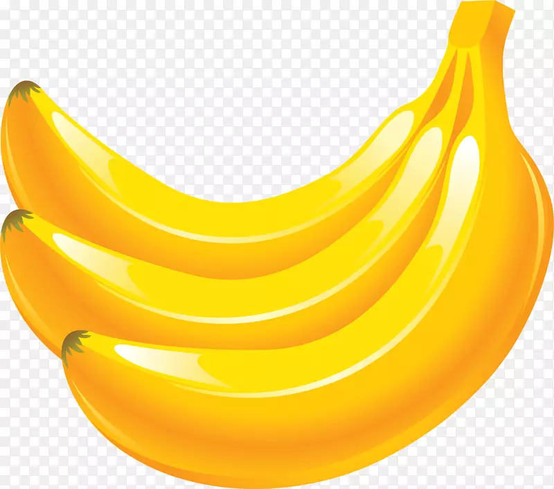 香蕉水果剪贴画-绿香蕉