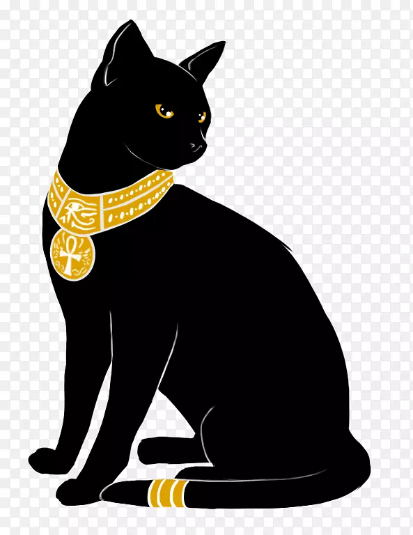 埃及猫古埃及小猫巴斯特特黑猫沙怪