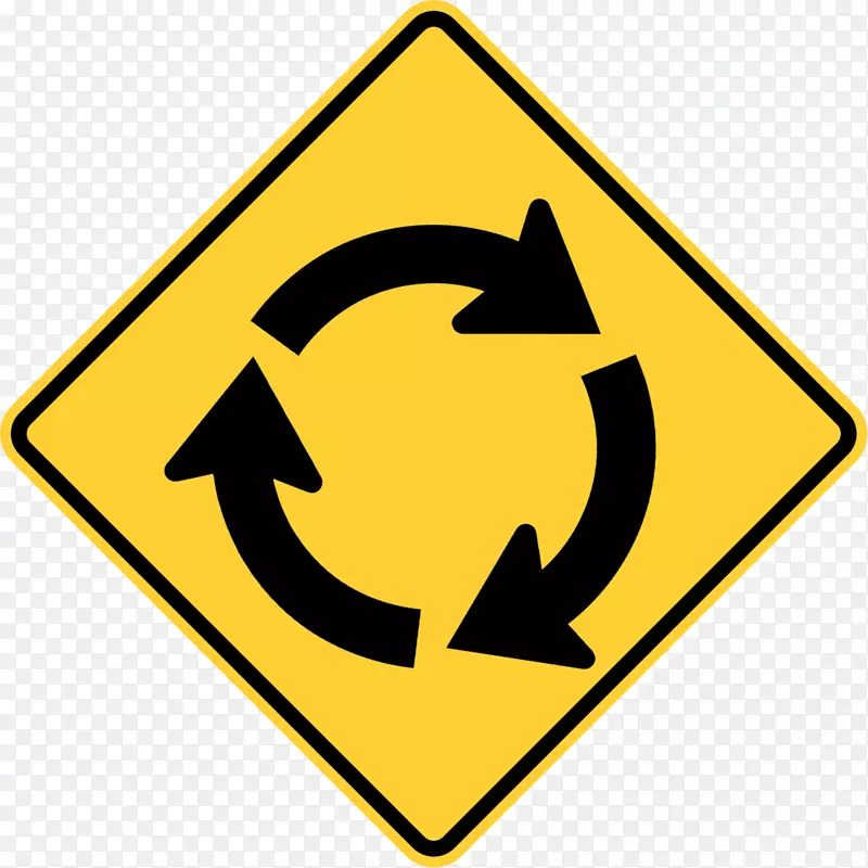 新西兰优先标志交通标志回旋处警告标志道路标志