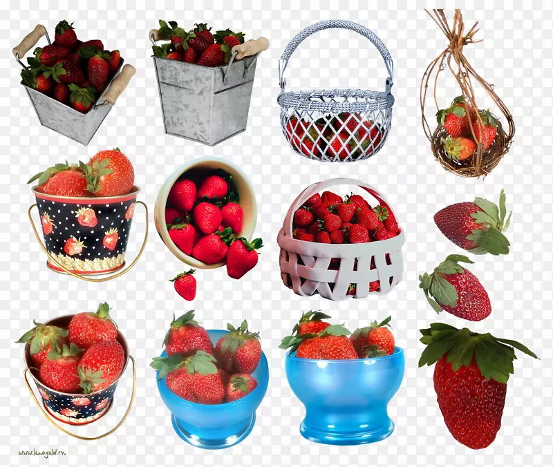 草莓食品水果桌面壁纸-草莓