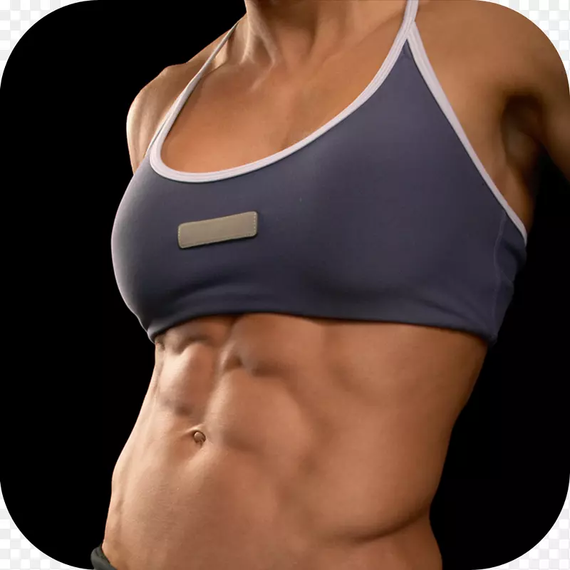 腹直肌，腹部运动，体育锻炼，女性紧绷-拳击