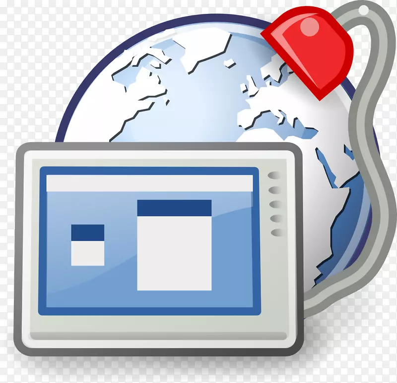 网络浏览器计算机图标远程桌面软件计算机软件internet.tipi