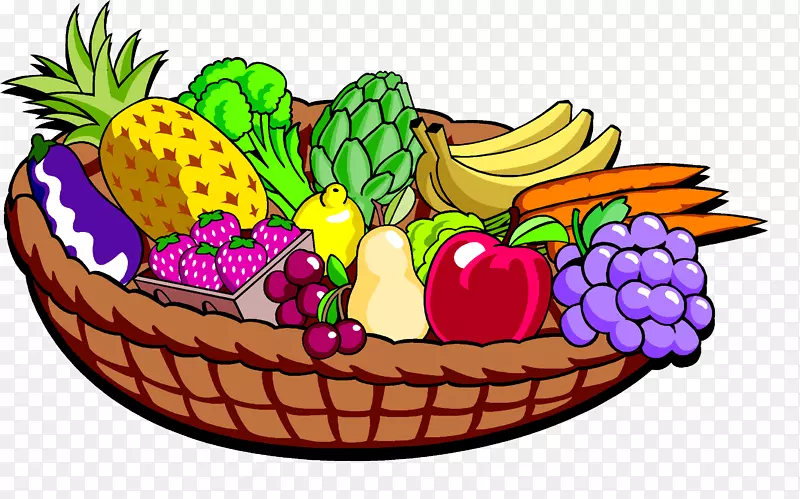 食品脂肪功能营养蔬菜水果篮