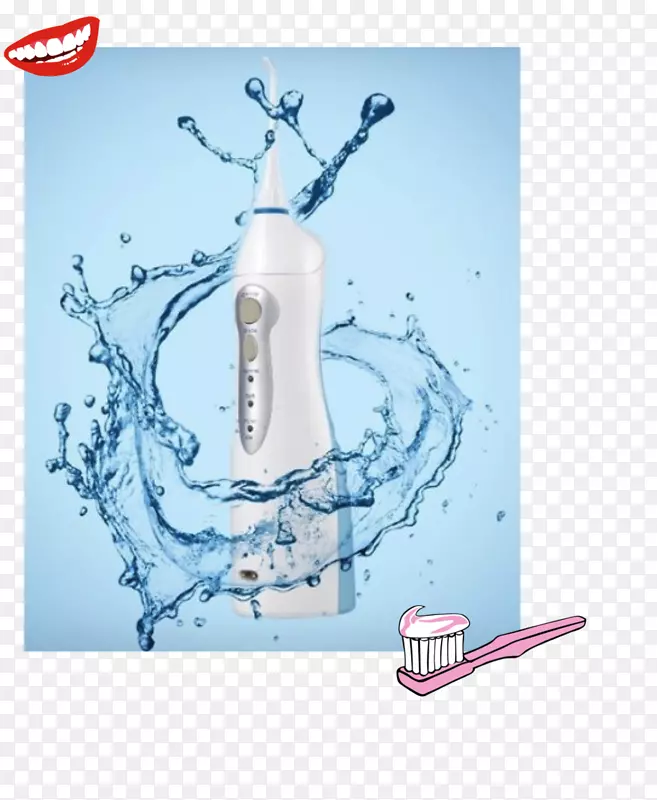 电动牙刷牙科喷水牙线可充电电池口腔b牙线