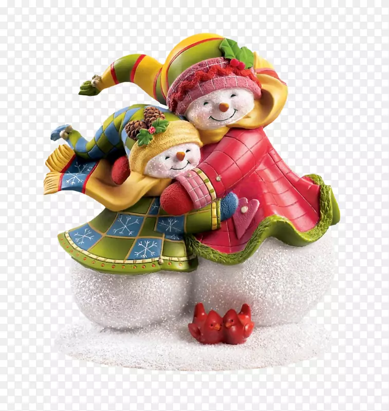 雪人雕像哈尔滨国际冰雪展儿童雪人女儿雪人