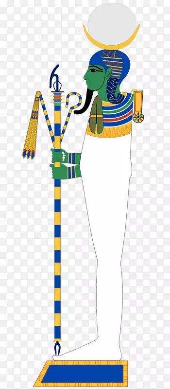 古埃及神底比斯孔苏神