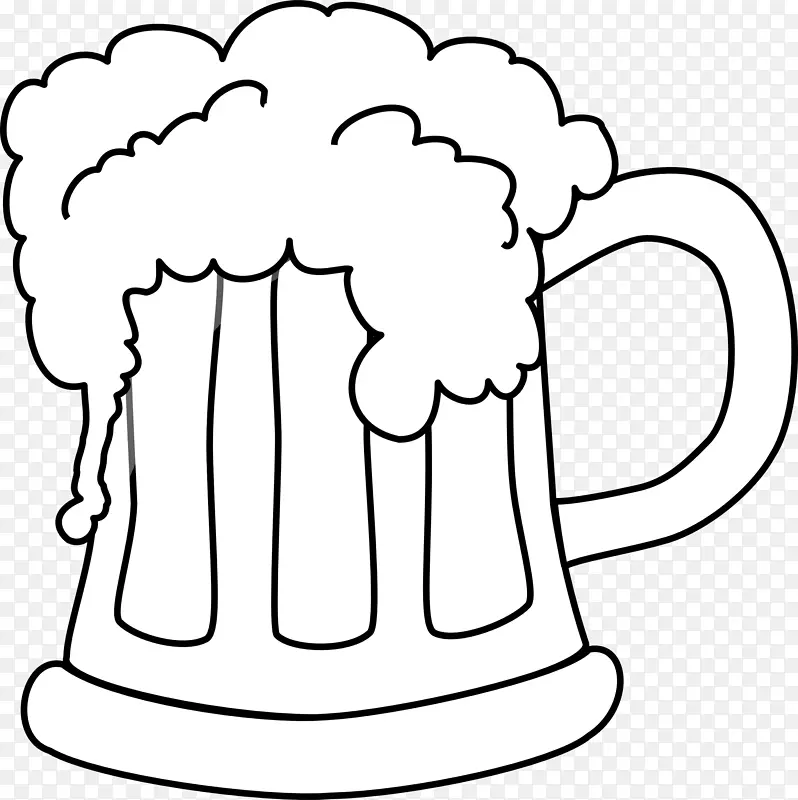 根啤酒杯剪贴画-啤酒节