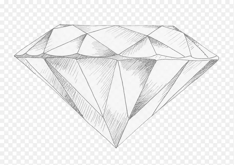 绘制钻石绘画素描-钻石