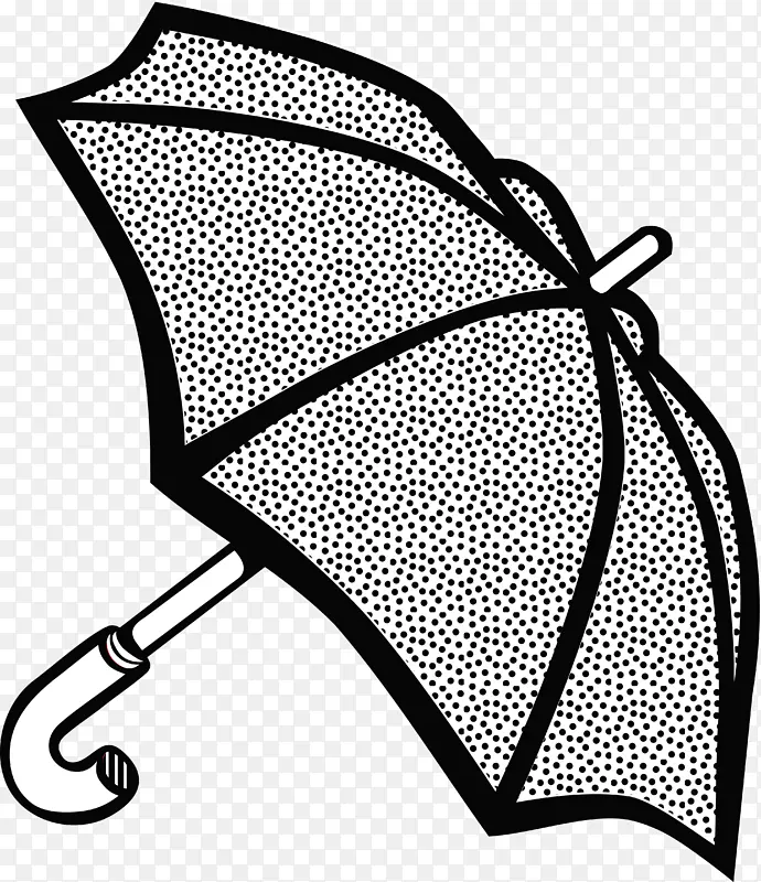 线艺术雨伞