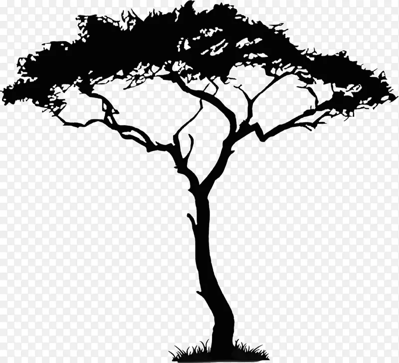 非洲树木剪贴画-胡桃