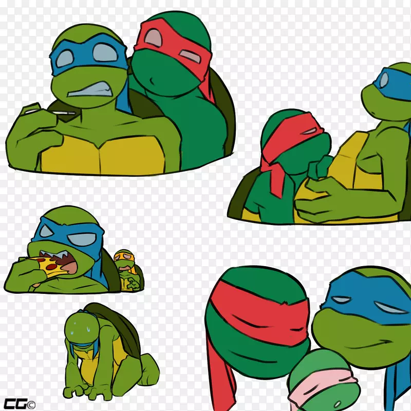 变异型忍者海龟在小说中的变异人-TMNT