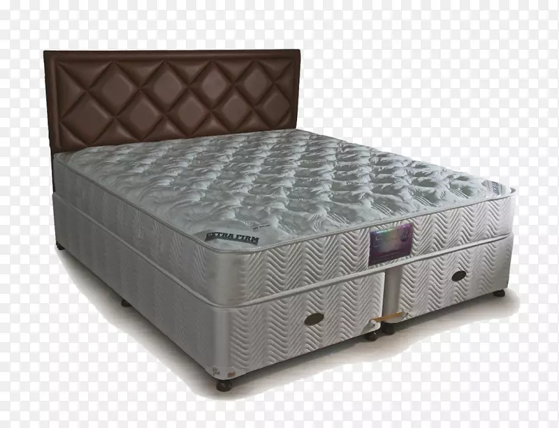 床垫床框架睡眠盒-弹簧床顶部视图