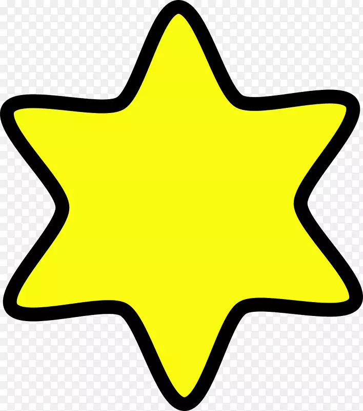 大卫符号剪贴画之星-白色之星