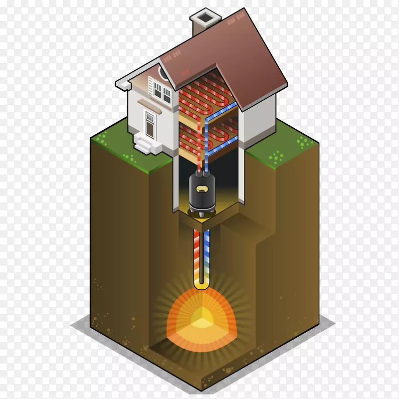 地热热泵地热采暖地热能源暖通空调