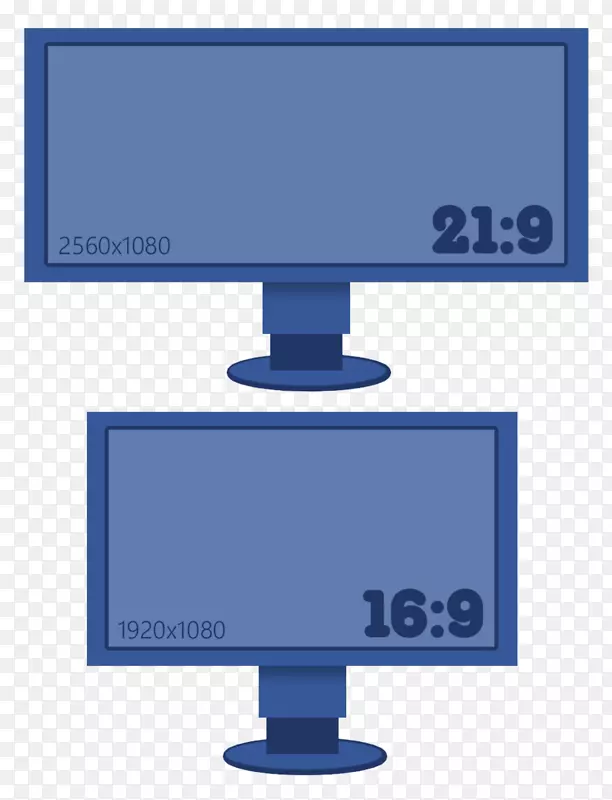 电脑显示器21：9纵横比显示尺寸宽屏16：9-24小时