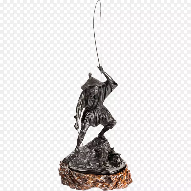 青铜雕塑雕像-渔夫