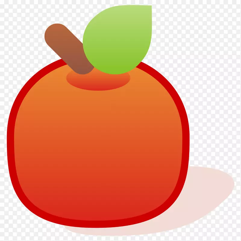 电脑图标剪贴画-苹果水果