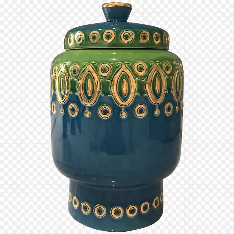 陶瓷钴蓝花瓶陶器花瓶