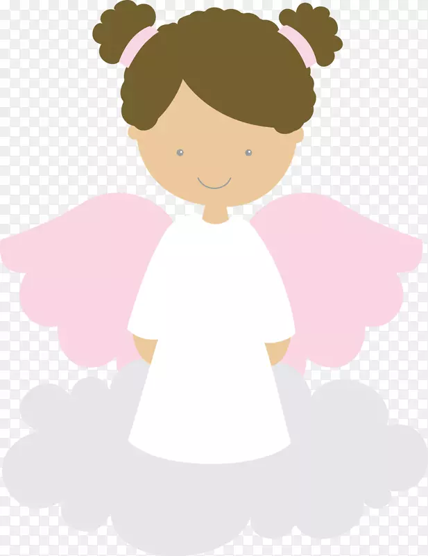 天使画儿童剪贴画-天使