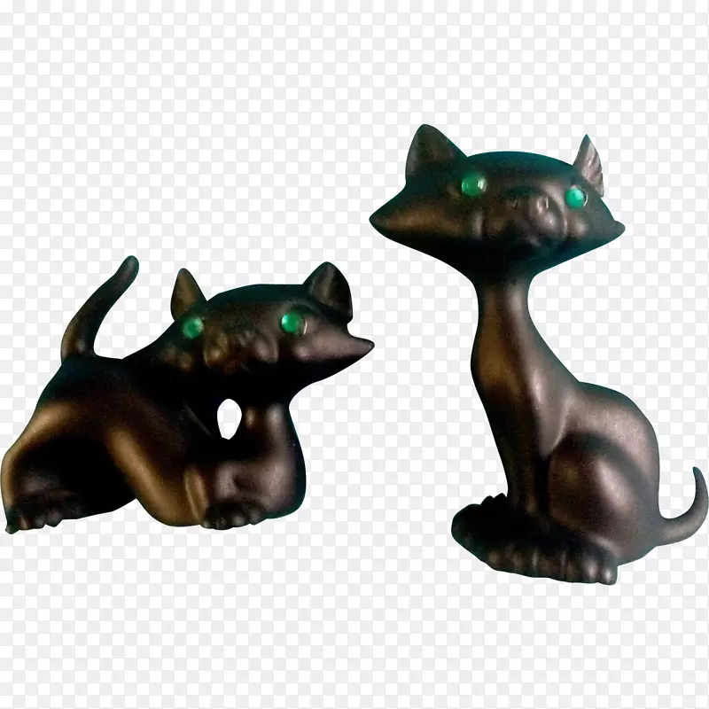 猫食肉宠物动物雕像-猫