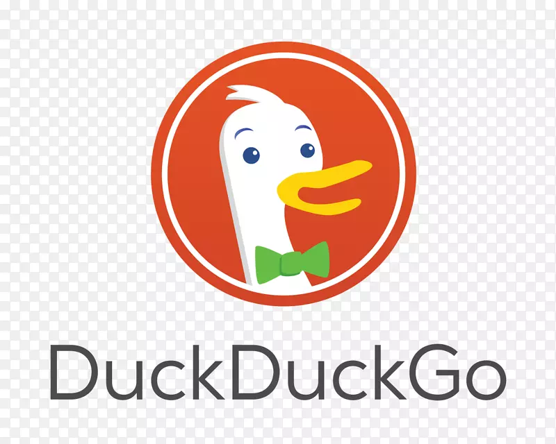 DuckDuckGo网络搜索引擎广告徽标付费-按一下-搜索按钮
