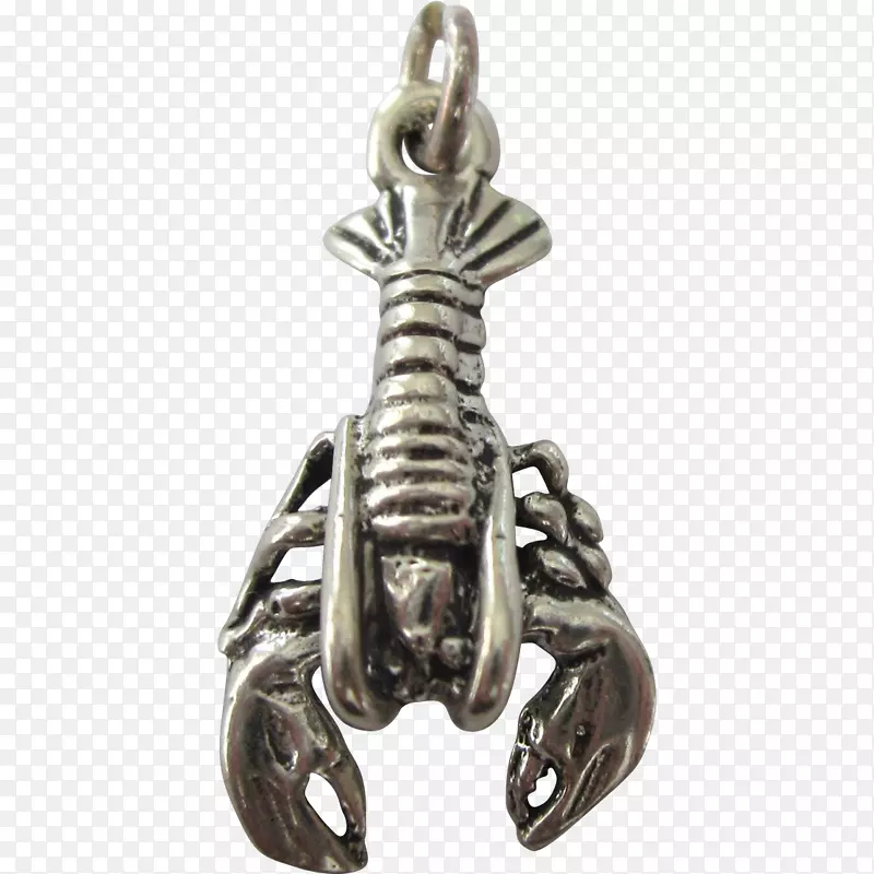 人体珠宝、银饰、吊坠、金属龙虾