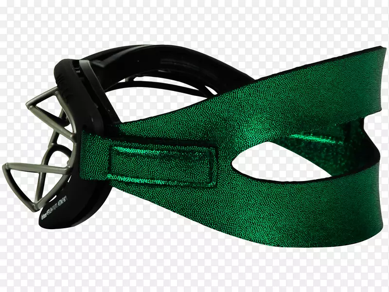 带护目镜带个人防护设备钩和环扣件-曲棍球