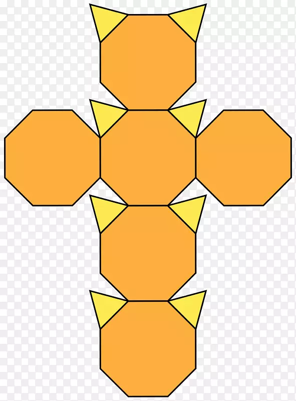 截断立方体阿基米德立体多面体几何-立方体
