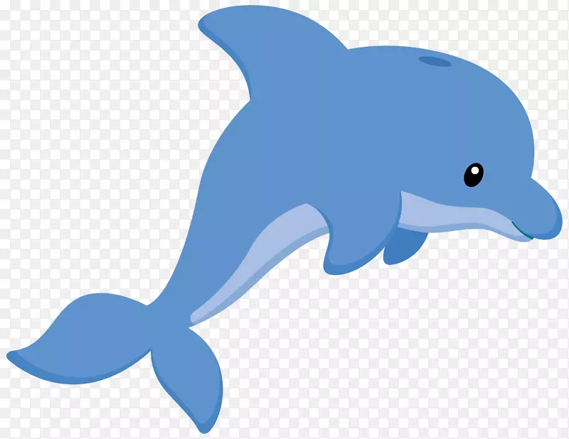 海豚普通宽吻海豚剪贴画-海豚