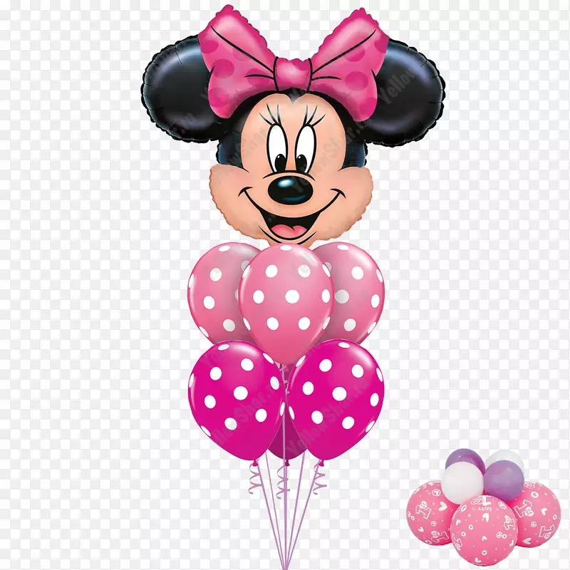米妮老鼠米拉气球生日-米妮老鼠