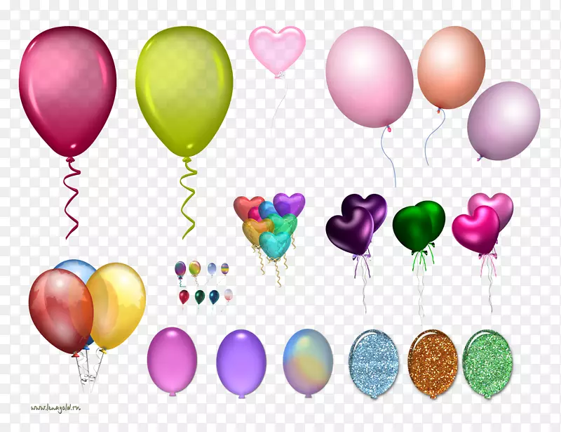 玩具气球生日充气夹艺术-气球