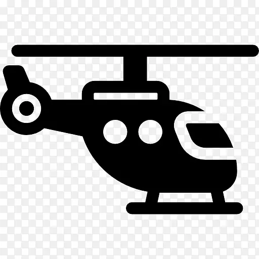 直升机计算机图标飞行直升机
