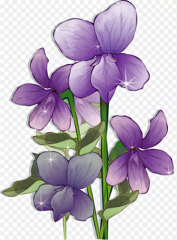 保姆托儿传单-紫花卡