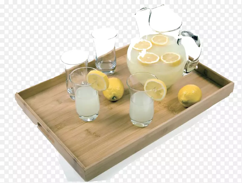 玻璃餐具托盘-阳光和柠檬水