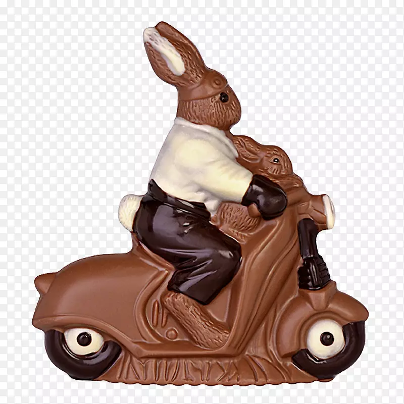 兔子巧克力雕像动物-底部框架