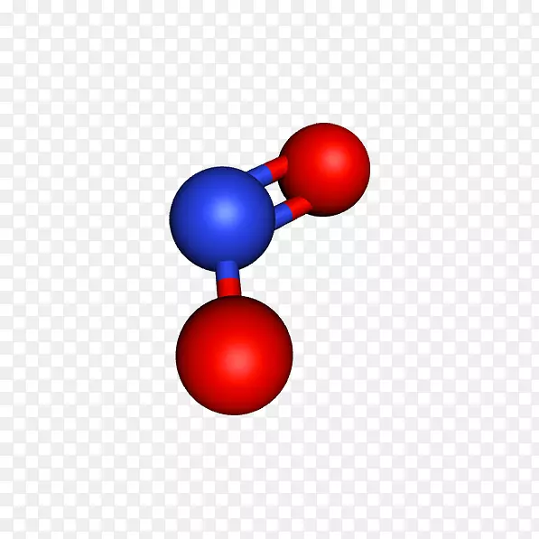 二氧化氮气体分子二氧化碳氮