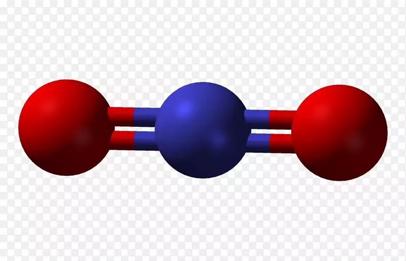 二氧化氮球棒模型氮离子二氧化碳分子氮