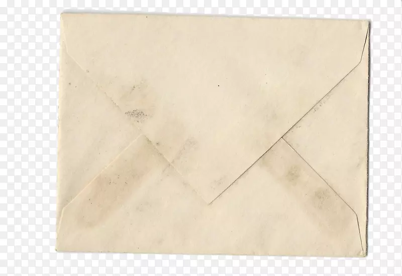 纸棕色米色材料长方形旧信封