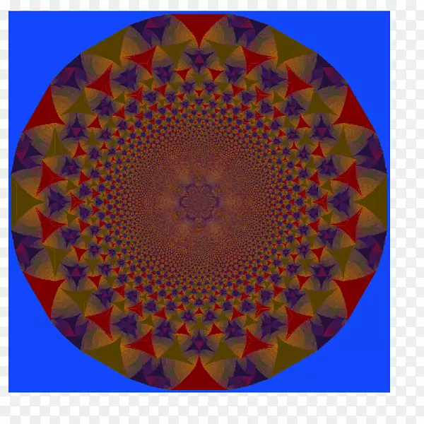 分形艺术阿贝尔沙堆模型神圣几何-图。