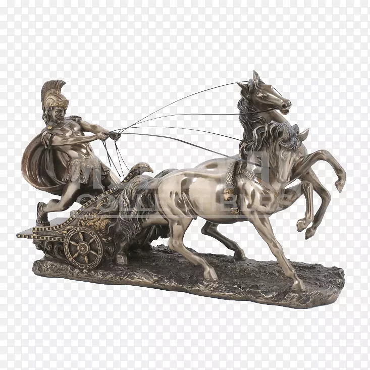 青铜雕塑雕像战车罗马角斗士-罗马士兵