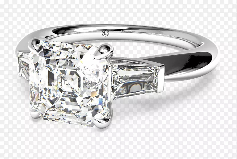 巴盖特钻石切割公主订婚戒指-建议戒指