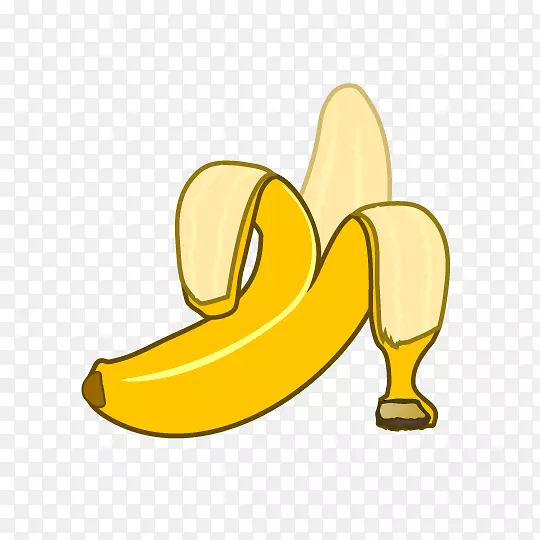 香蕉皮水果香蕉皮剪贴画.香蕉叶架