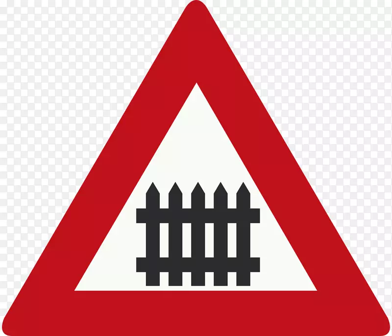 铁路运输水平横过道路交通标志