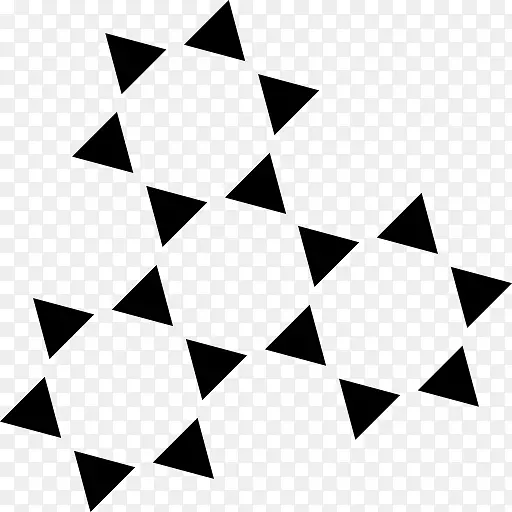 三角形多边形形状星区多边形形状