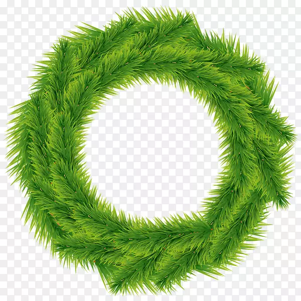 杉树绿松花环-绿色圣诞花环