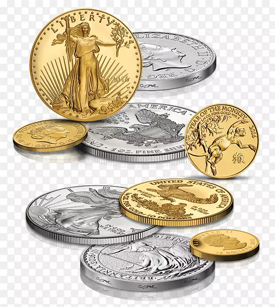 货币硬币现金储蓄贵金属