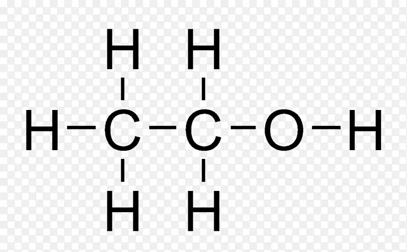 乙醇结构配方酒精骨架配方化学化合物绝对