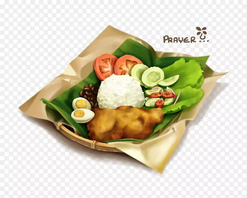 马来西亚美食-食物海报